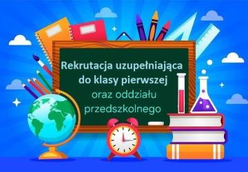 Rekrutacja uzupełniająca na rok szkolny 2025/2026