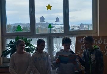 Mitologia na szkolnej przerwie – akcja czytelnicza z udziałem uczniów klasy szóstej