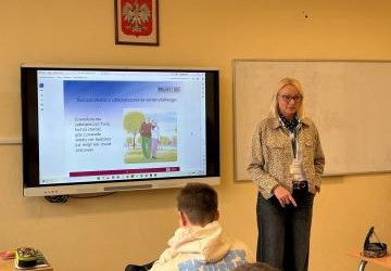 Lekcja z ZUS w naszej szkole