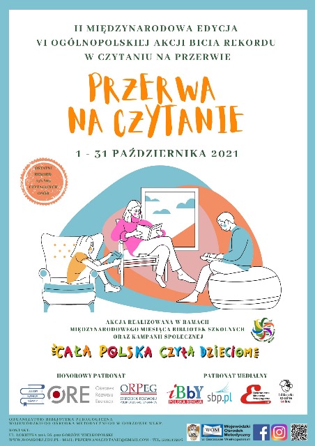 Przerwa na czytanie - relacja